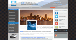 Desktop Screenshot of metroshuttleservice.com